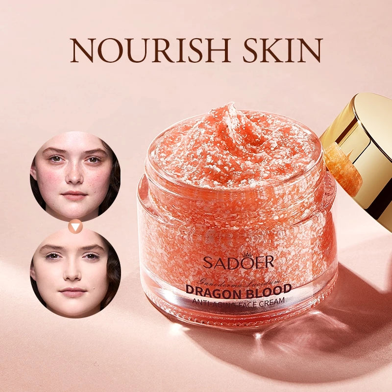 SADOER Retinol Dragon Blood Cream Whitening Moisturizing Anti Aging Cream Melasma Acne Freckles Remover 50g Beauty Express Hub