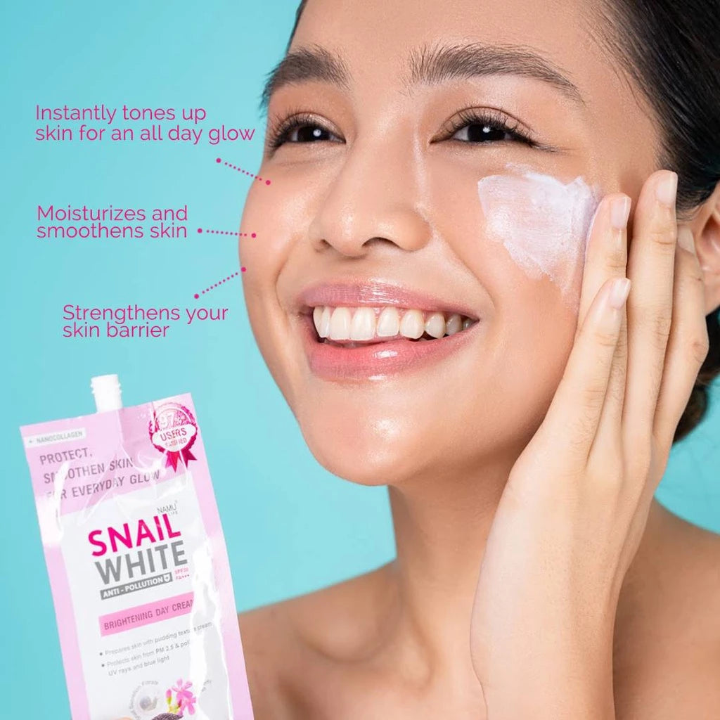 Snail White Anti-Pollution Brightening Day Cream 7ml