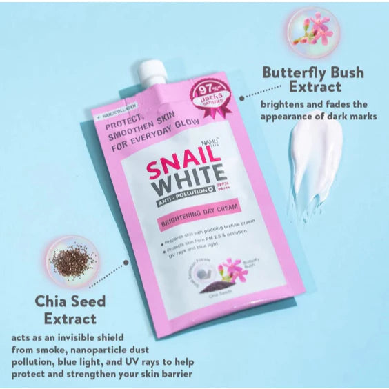 Snail White Anti-Pollution Brightening Day Cream 7ml