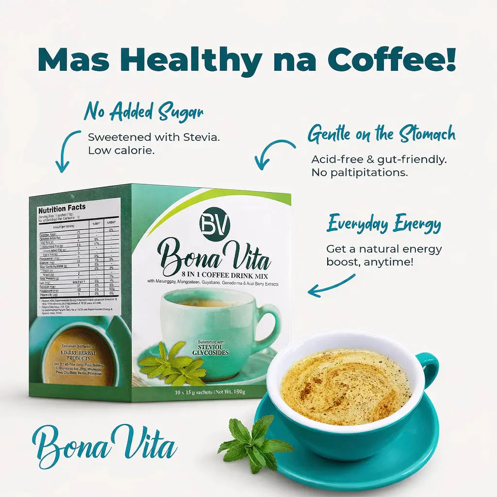 BONA VITA 8-in-1 Coffee (Original Flavor) Beauty Express Hub
