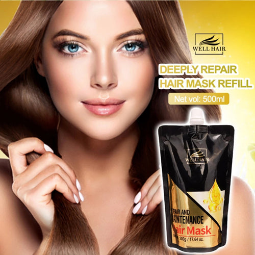 Bremod WELL Hair Mask Conditioner Repair Damaged Frizzy Hair Treatment Nourish&Smooth 500ml WH-H014 Beauty Express Hub