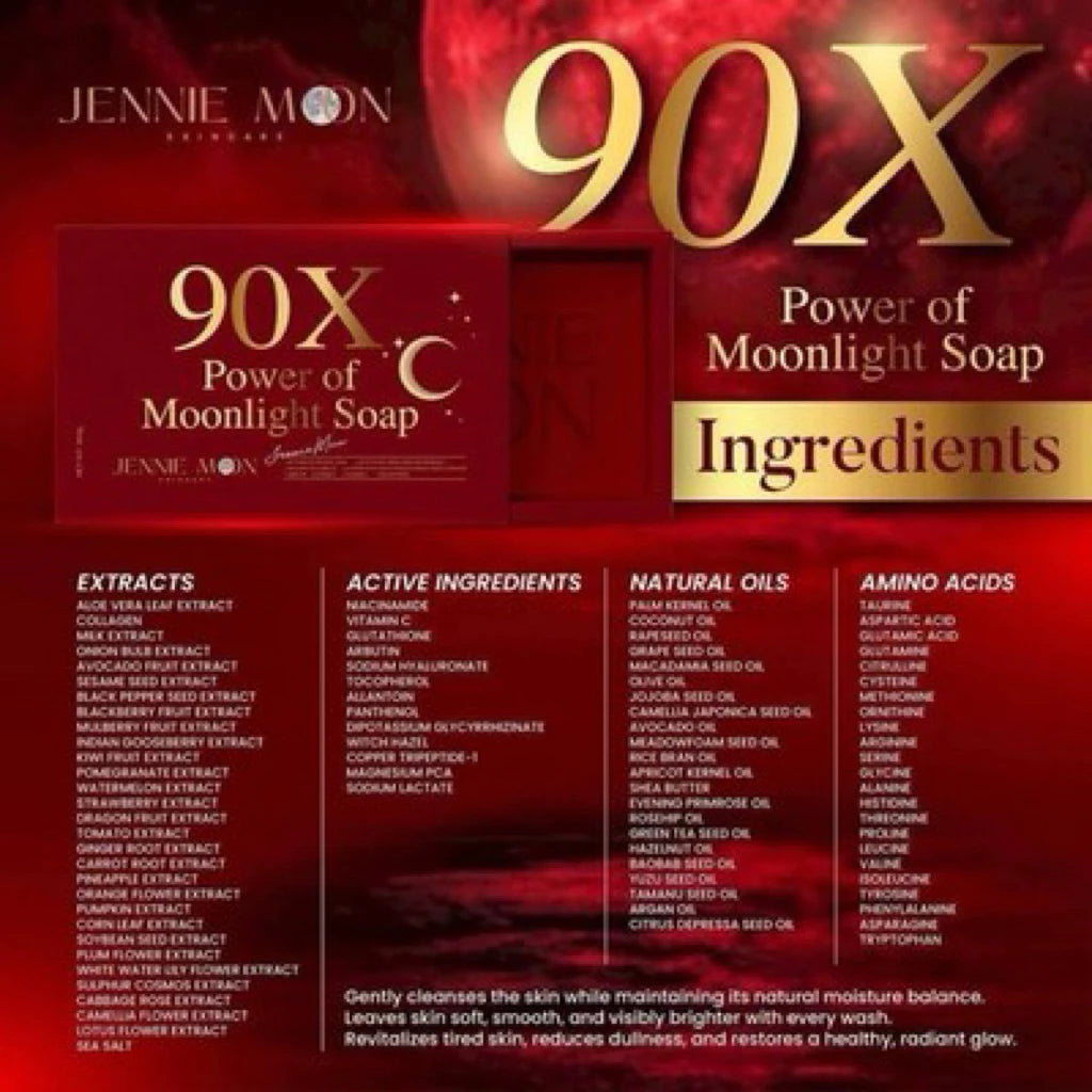 JENNIE MOON 90x Power of Moonlight Soap 160g (With QR) 🇹🇭AUTHENTIC from Thailand