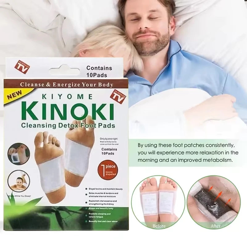 Original Kinoki Cleansing Foot Pad Japanese Bamboo Foot Patch Original Package.