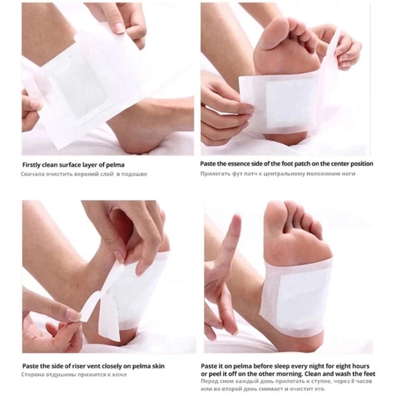 Original Kinoki Cleansing Foot Pad Japanese Bamboo Foot Patch Original Package.