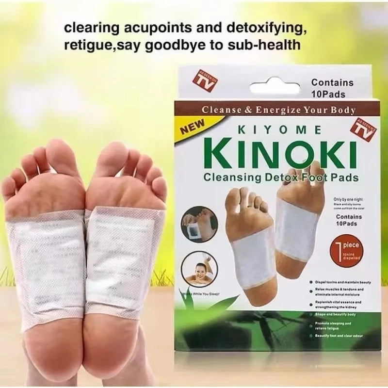 Original Kinoki Cleansing Foot Pad Japanese Bamboo Foot Patch Original Package.