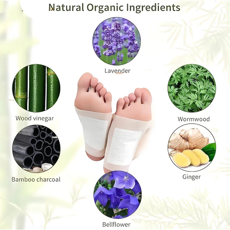 Original Kinoki Cleansing Foot Pad Japanese Bamboo Foot Patch Original Package.