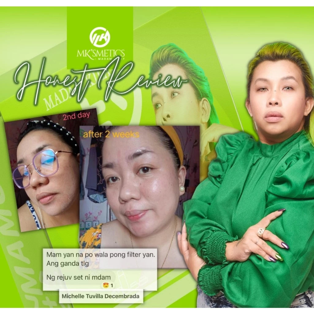MK'SMETICS MAMORU by Madam Kilay 4+1 Super Intense Rejuvenating Set Peeling Whitening