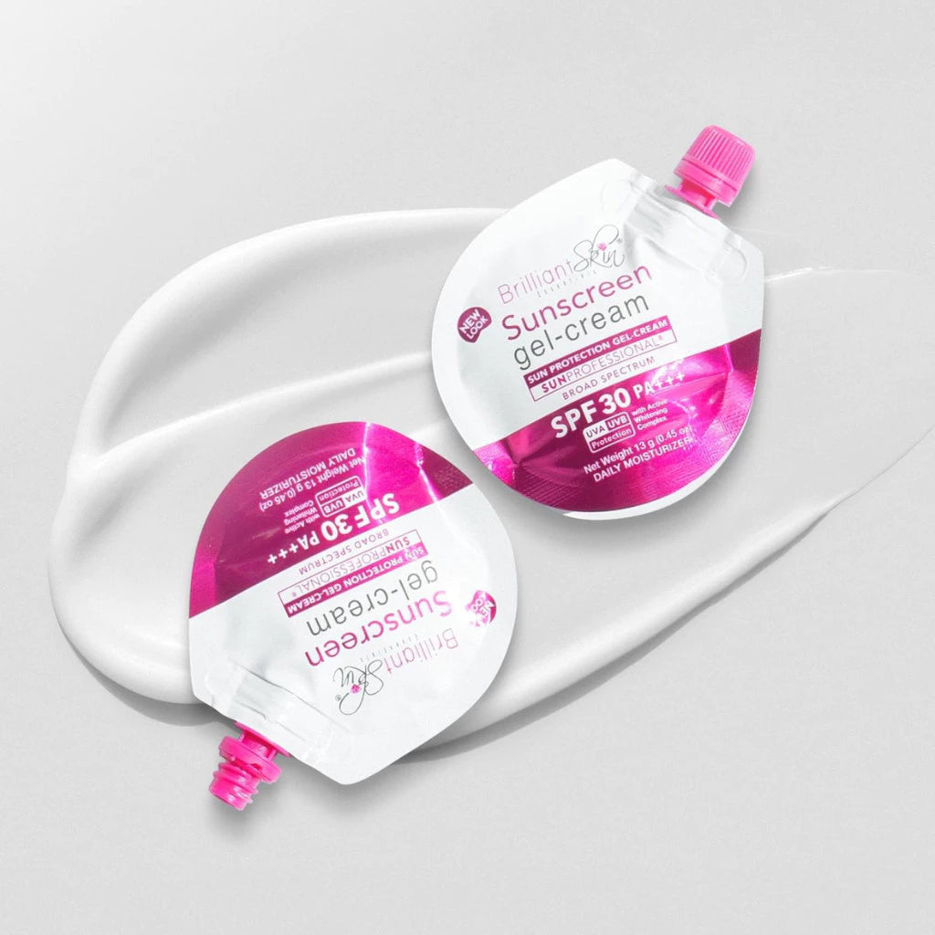Brilliant Skin Sunscreen Gel-Cream SPF 30 (13g.) SPOUT POUCH Beauty Express Hub
