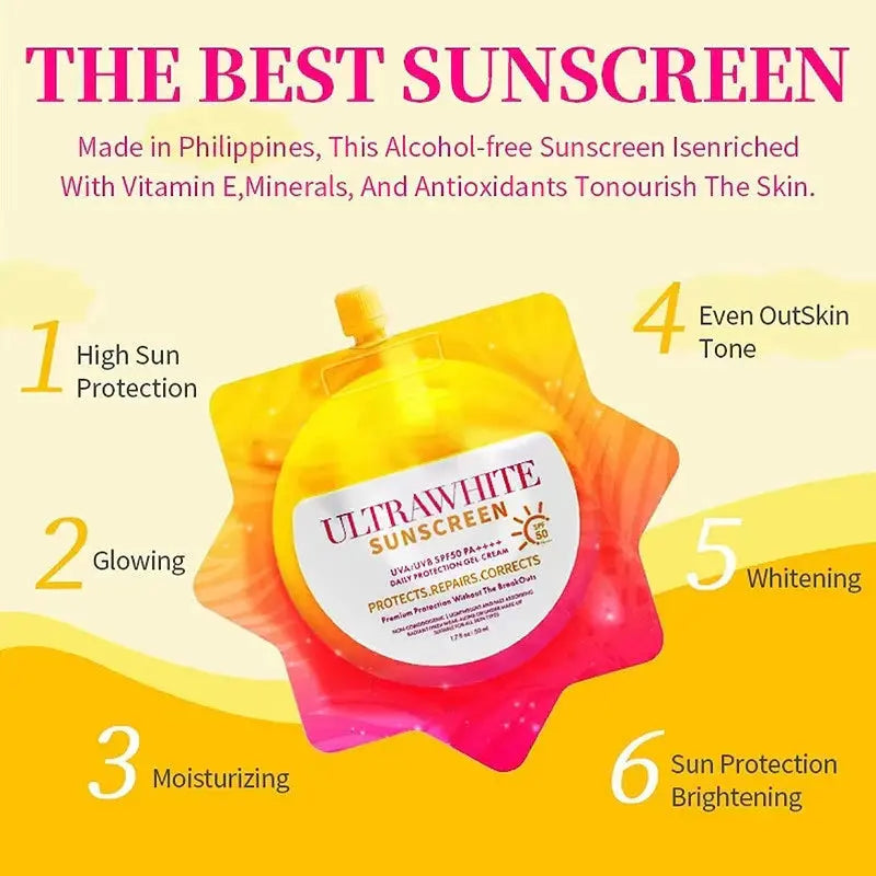 Hikari Skin UltraWhite / UltraFresh Sunscreen SPF50 50ml (New and Old Packaging) Beauty Express Hub