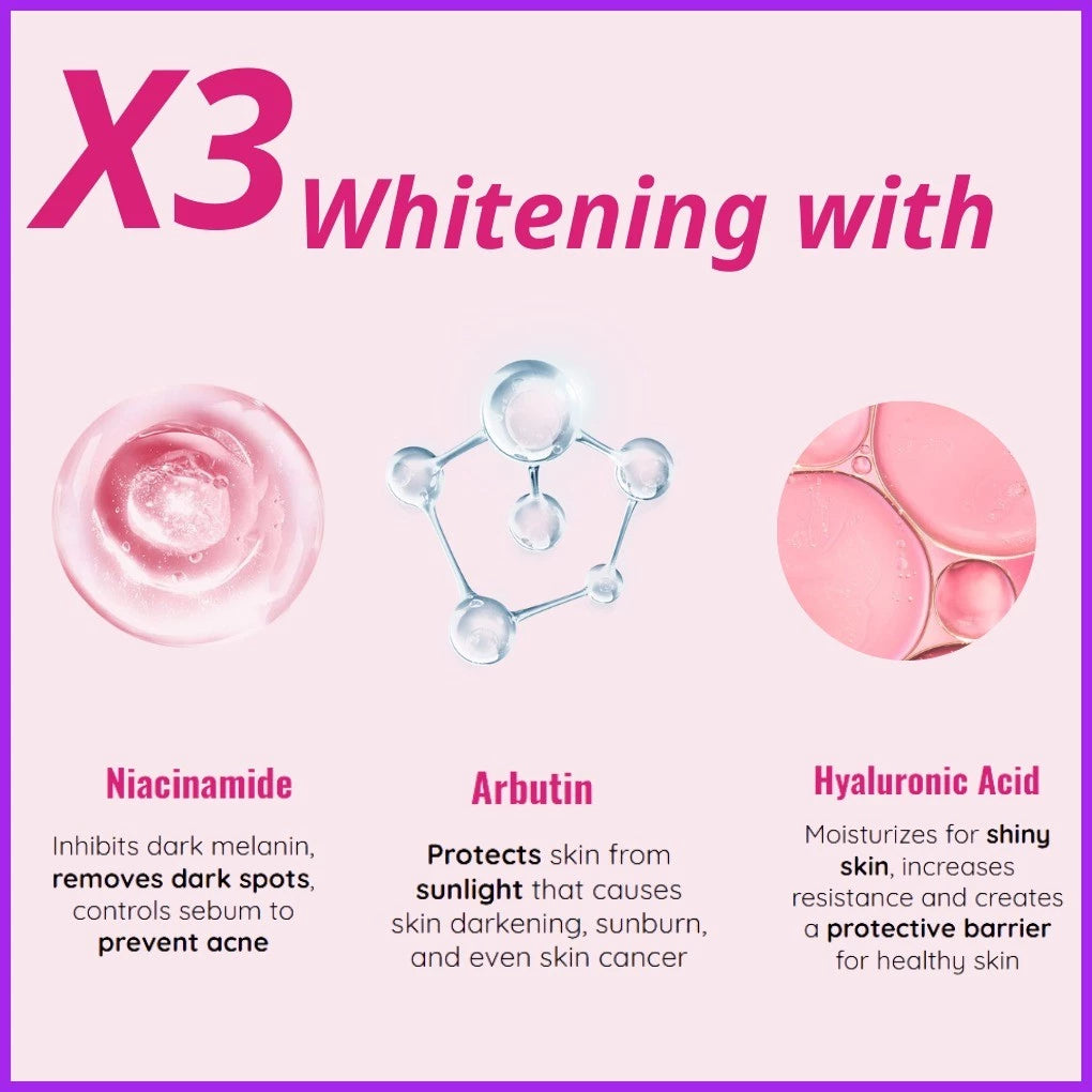 Venature Glutathione Body Lotion 50X Tone Up, Whitening Lotion Ultra White SPF 50 Anti Aging 150ml